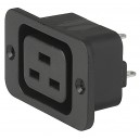 Разъем гнездовой IEC 60320 C19 16 A, винтовой монтаж на корпус