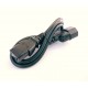 Кабель питания C13/C14, 250 В, 10 А, 0.5 м, 3 х 1.0 кв. мм