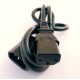 Кабель питания C13/C14, 250 В, 10 А, 0.5 м, 3 х 1.0 кв. мм