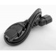 Кабель питания C13/C14, 250 В, 10 А, 1 м, 3 х 1.0 кв. мм
