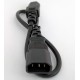 КАБЕЛЬ ПИТАНИЯ C13/C14, 250 В, 10 А, 0.5 М, 3 Х 1.0 КВ. ММ