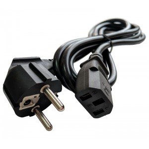 Кабель питания Schuko/С13, 1.8М, 3Х1.0ММ