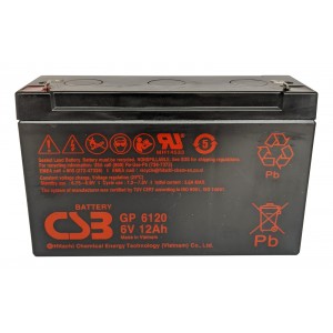 Аккумуляторная батарея CSB GP 6120 (6V-12Ah)