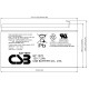 Габаритные размеры CSB GP 1272 F2 (12V-7,2Ah)